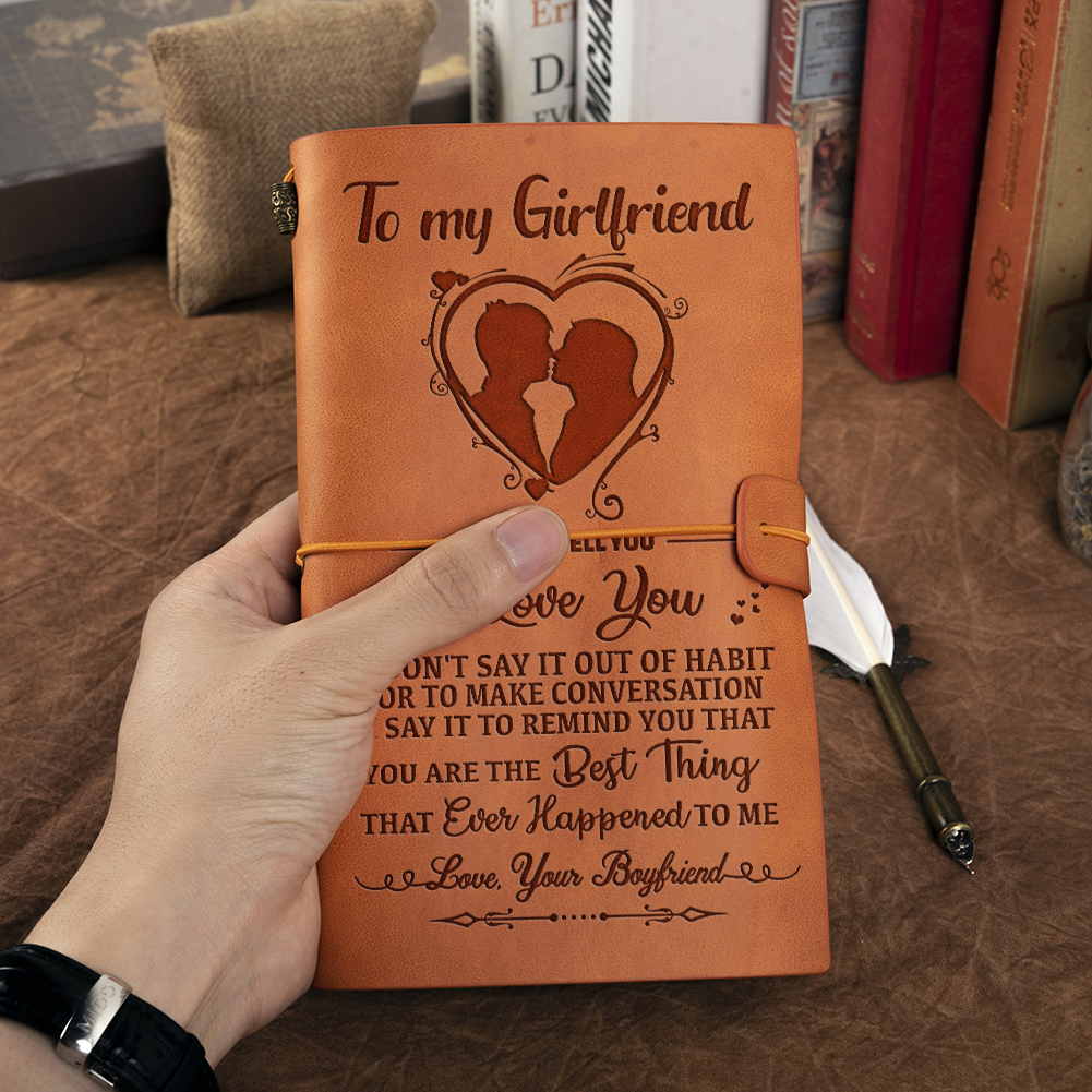 Anniversary Gifts For Girlfriend
 Leather Journal to Girlfriend Best Thing Gift for