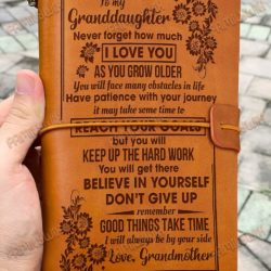 Grandma To Granddaughter Never Forget Your Way Back Home Leather Journal Sh39 Warm Stuffs